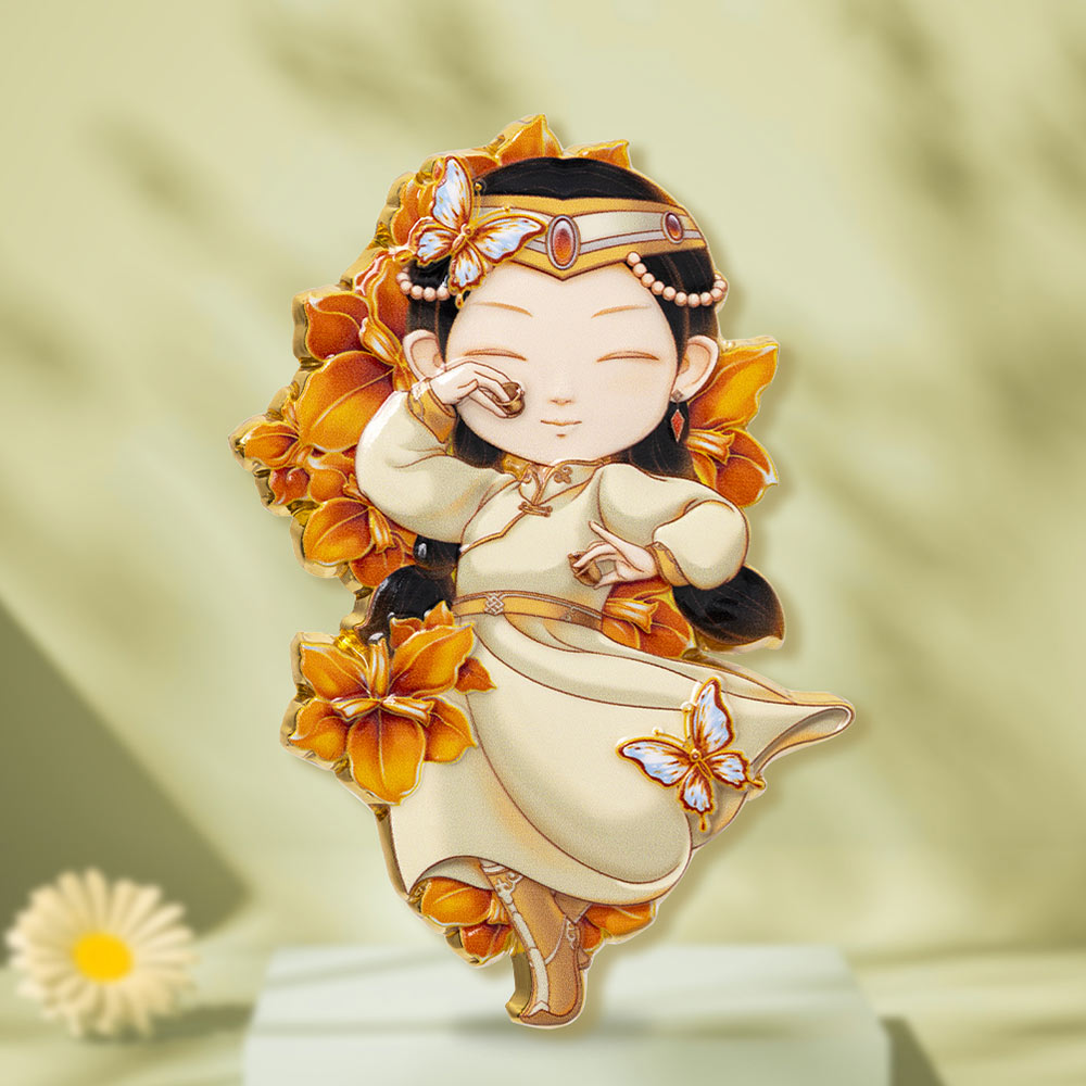 《盅子舞》高档冰箱贴